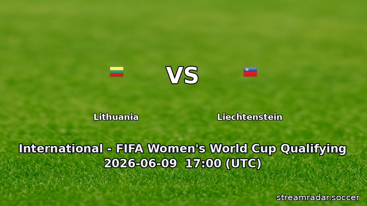 Lithuania vs Liechtenstein