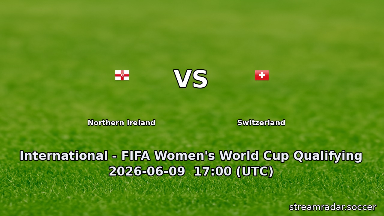 Northern Ireland vs Switzerland