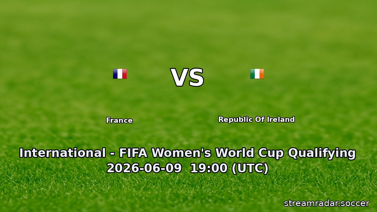 France vs Republic of Ireland