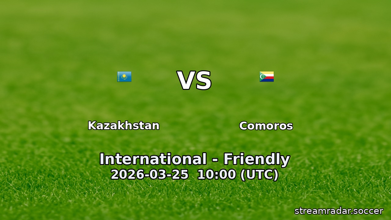Kazakhstan vs Comoros