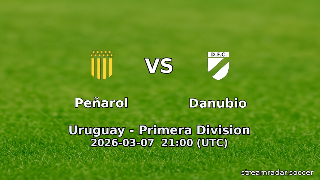 Peñarol vs Danubio