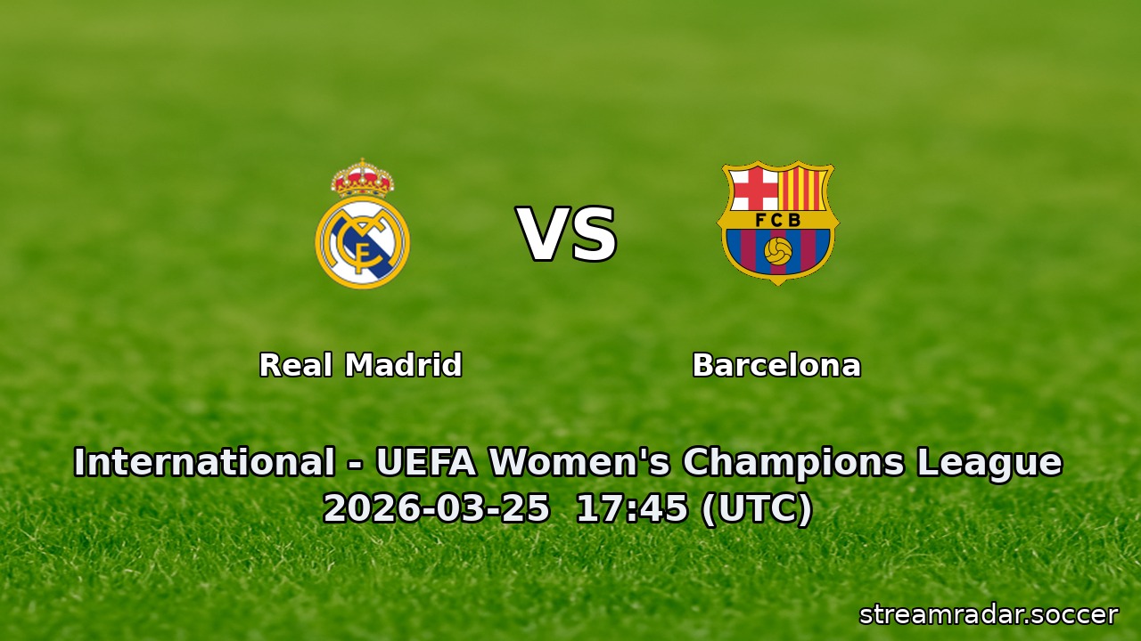 Real Madrid vs Barcelona