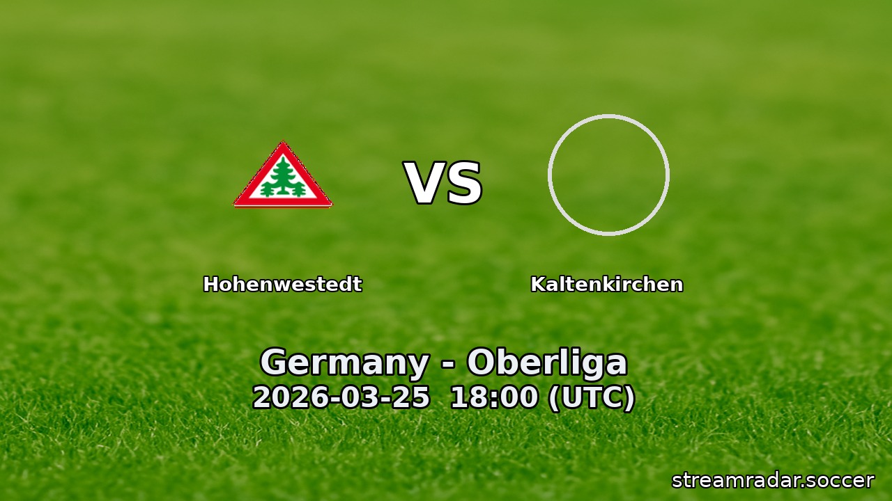 Hohenwestedt vs Kaltenkirchen
