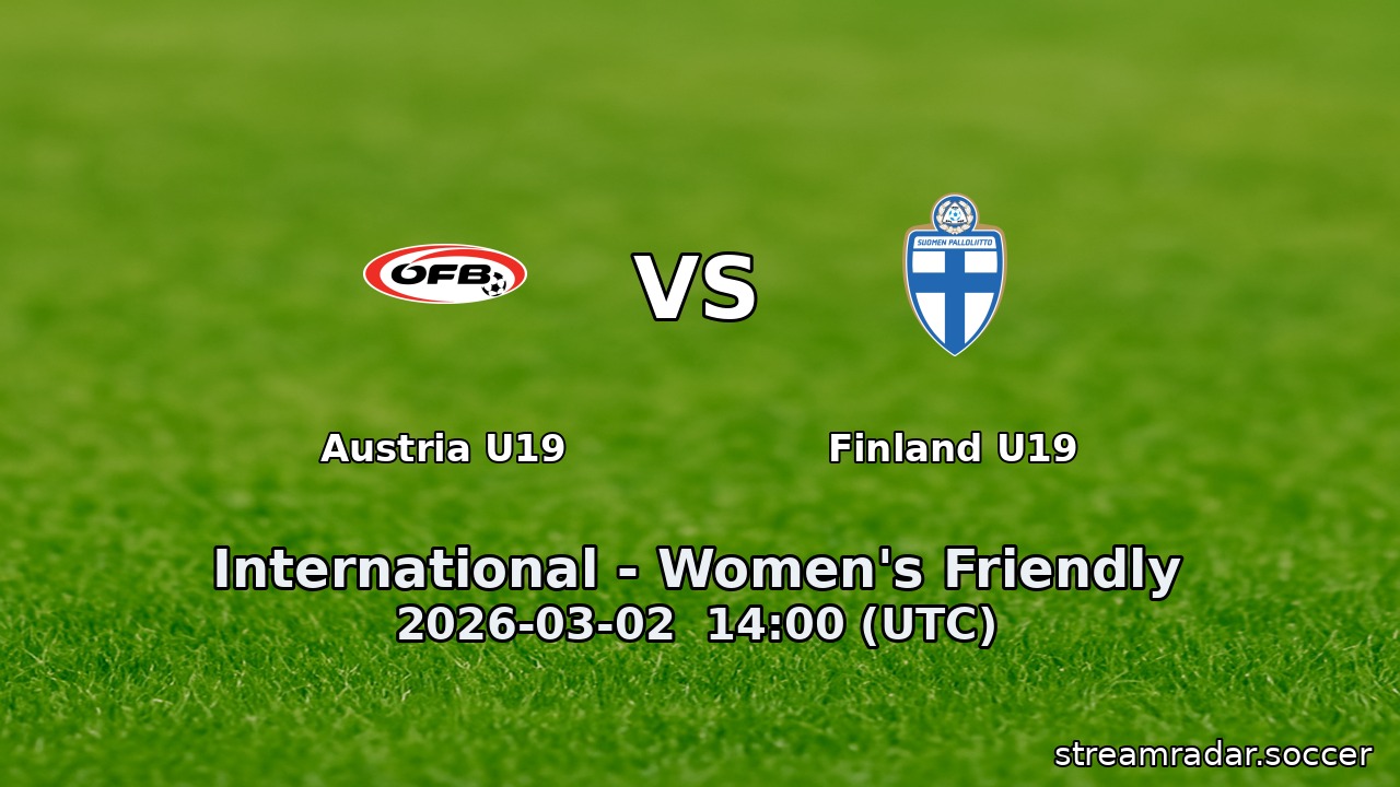 Austria U19 vs Finland U19