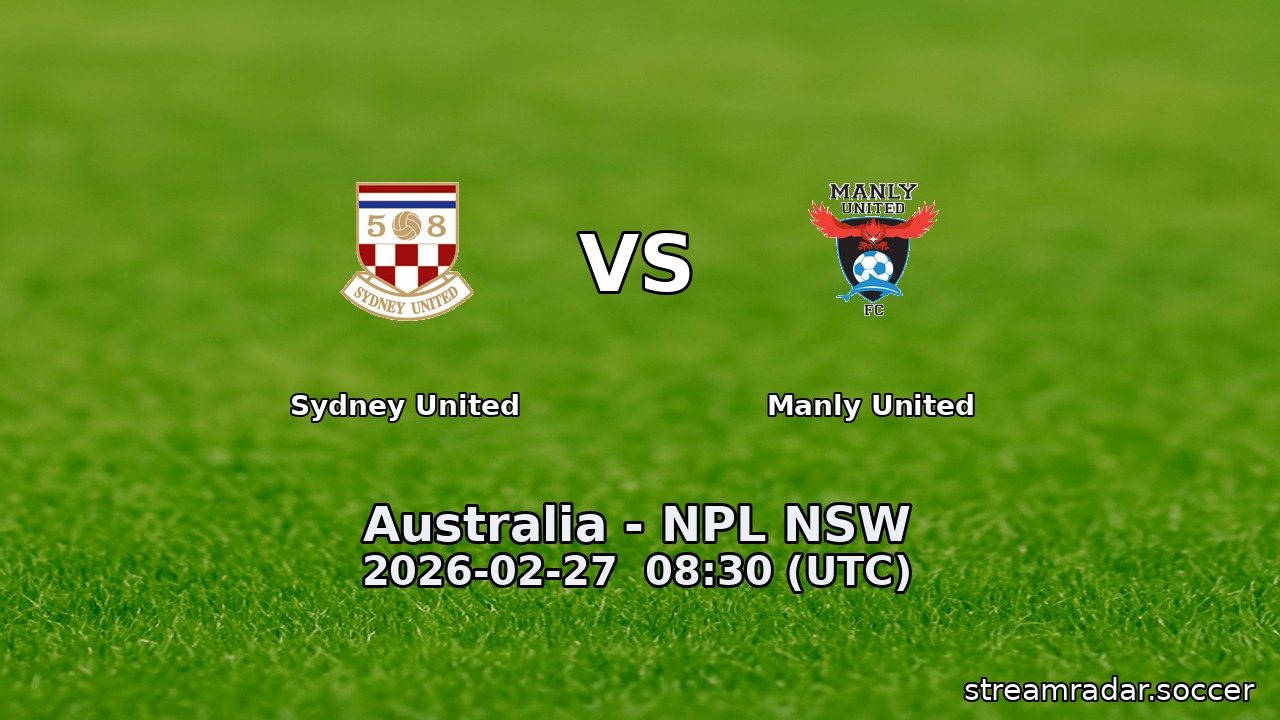 Sydney United vs Manly United