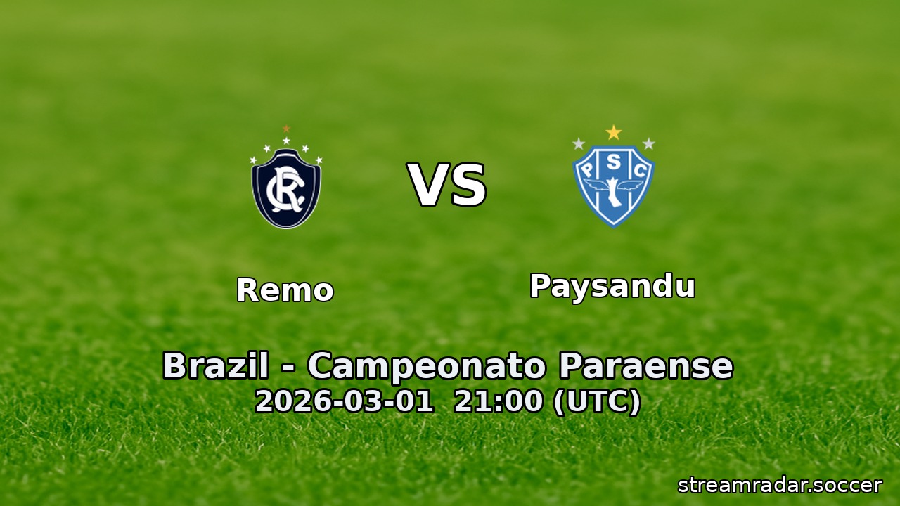 Remo vs Paysandu