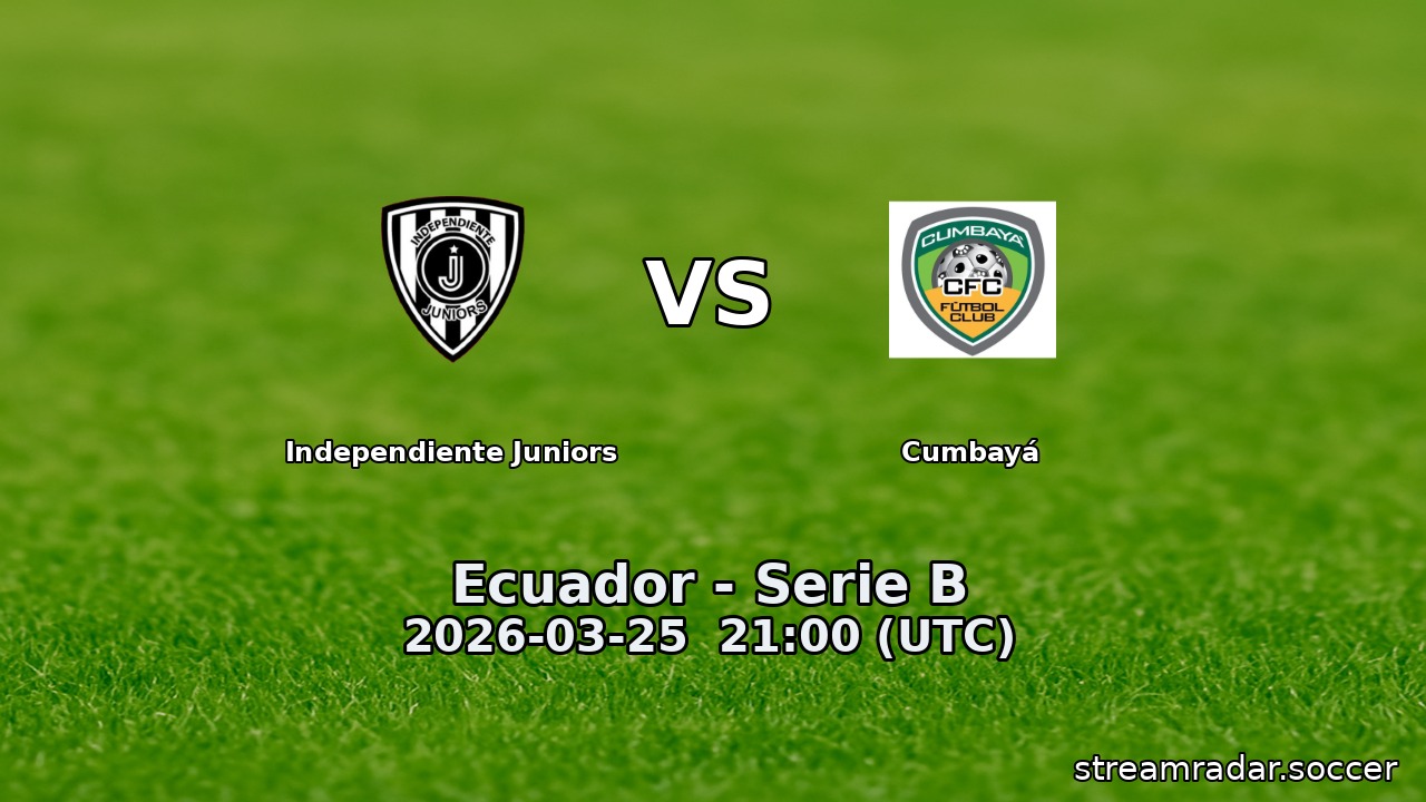 Independiente Juniors vs Cumbayá