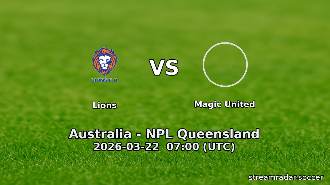 Lions vs Magic United