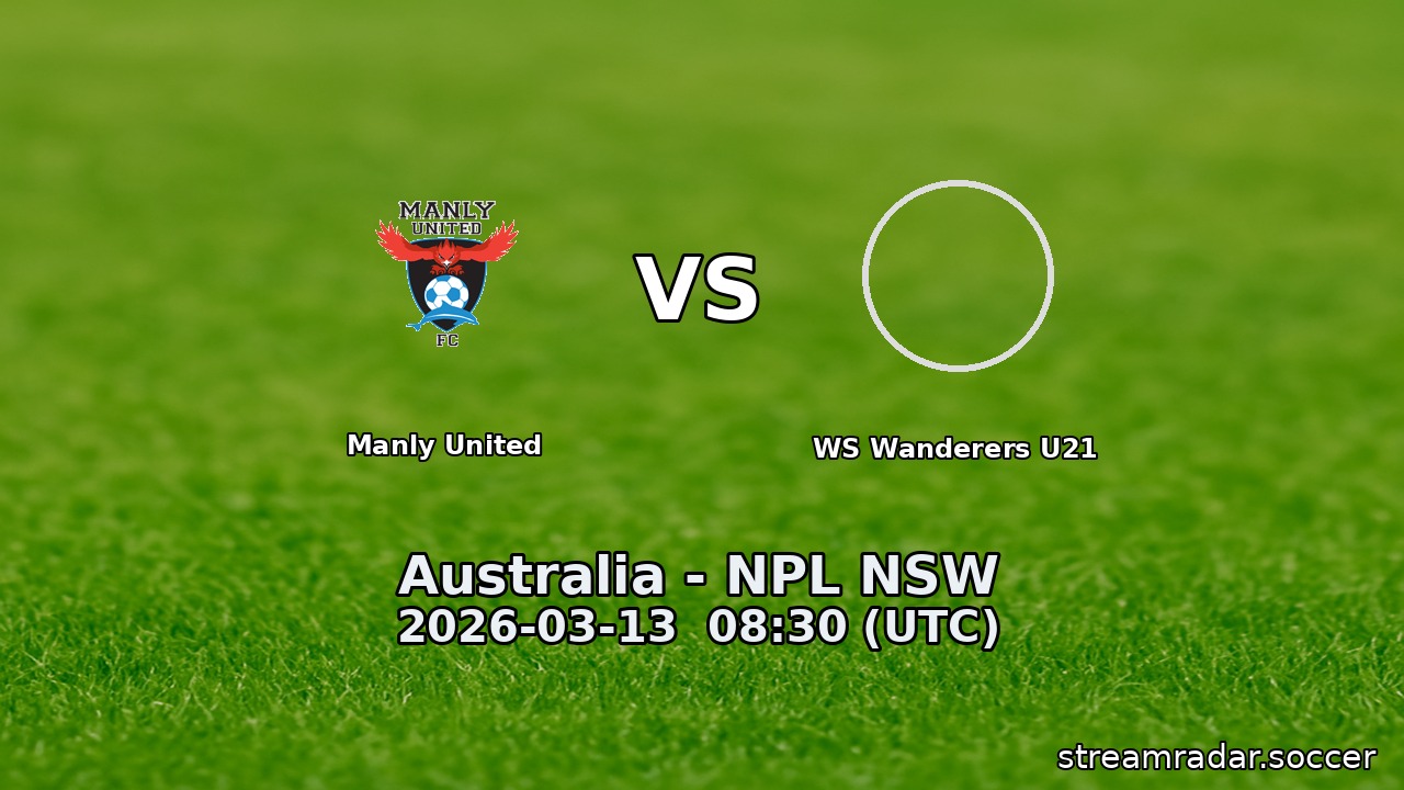 Manly United vs WS Wanderers U21