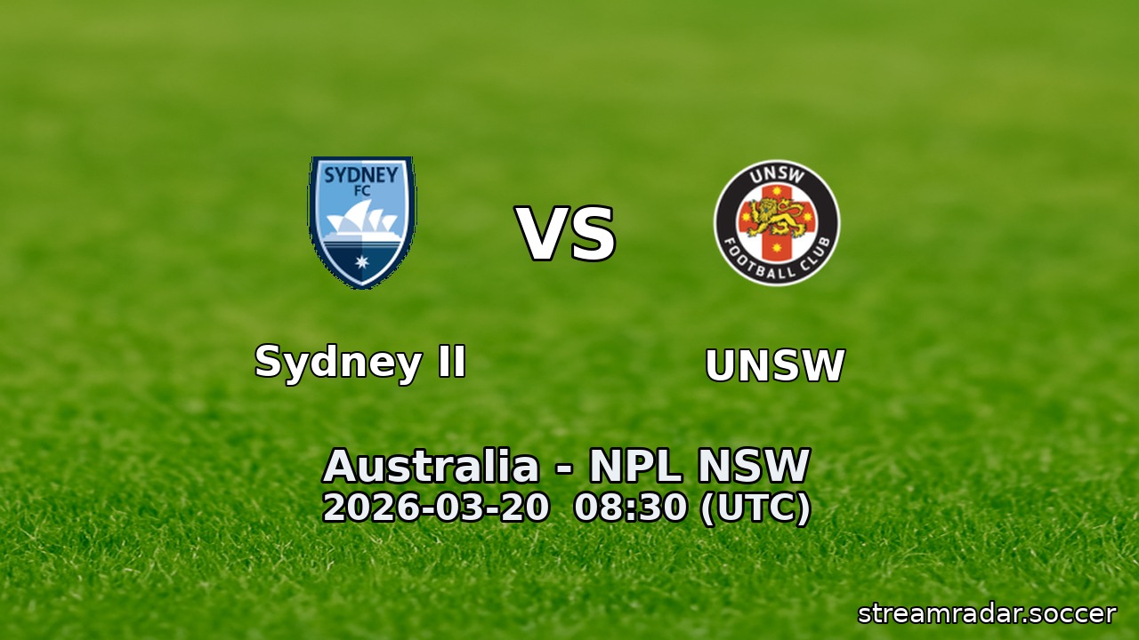 Sydney II vs UNSW