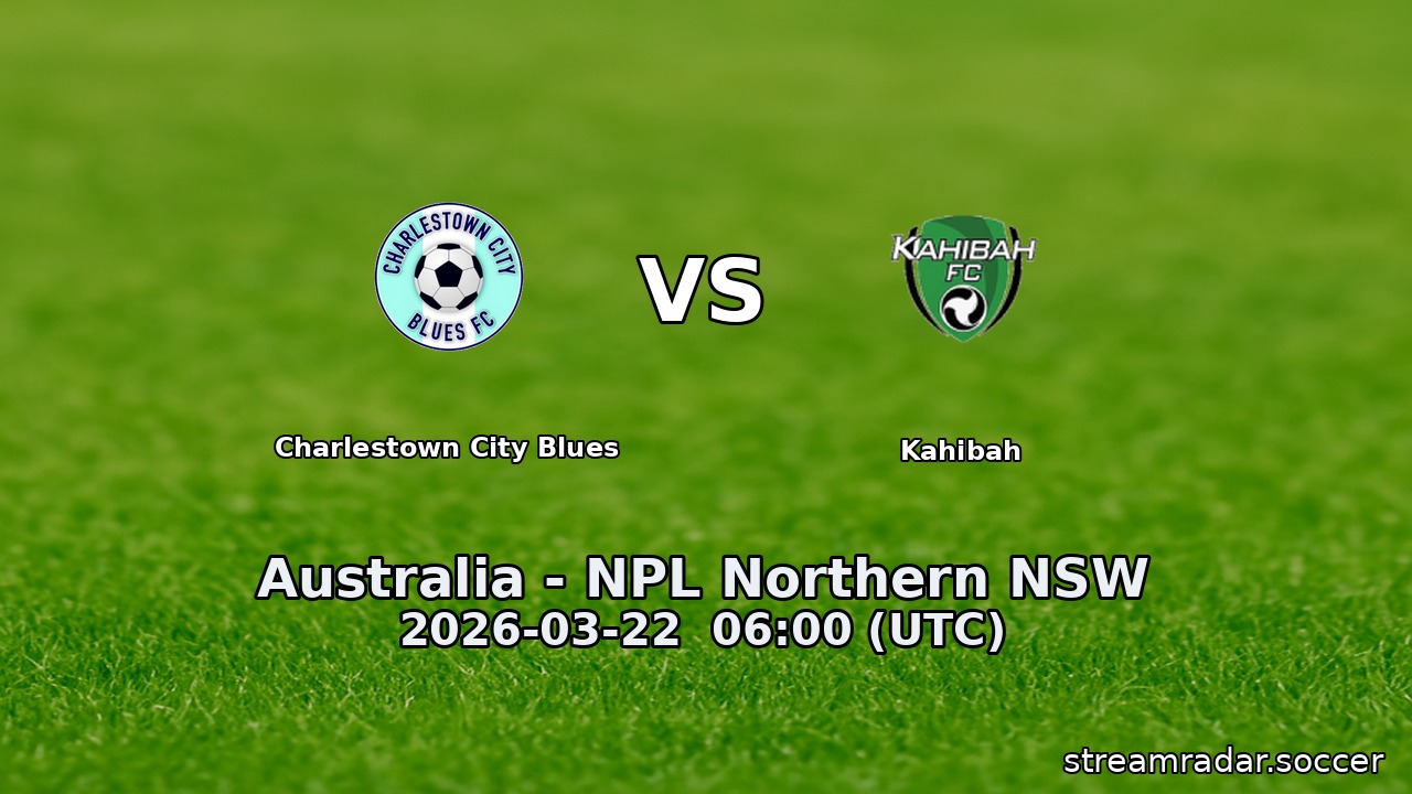 Charlestown City Blues vs Kahibah