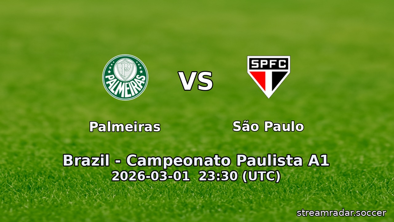 Palmeiras vs São Paulo