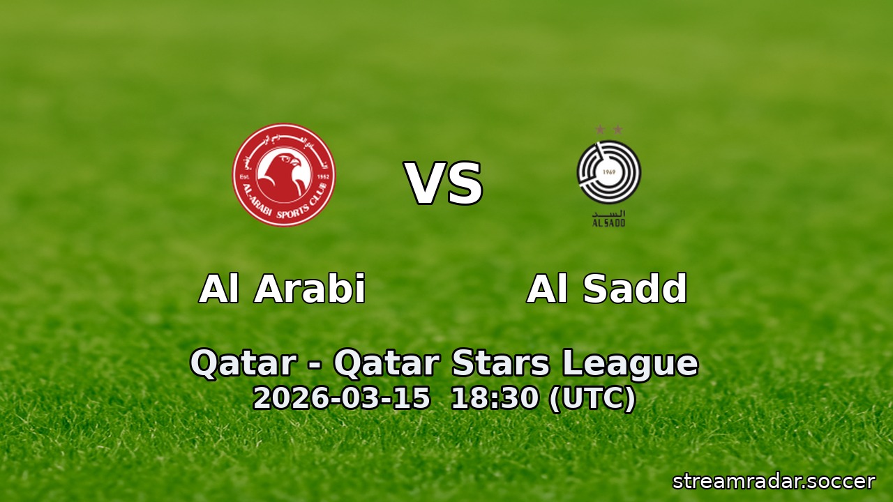 Al Arabi vs Al Sadd