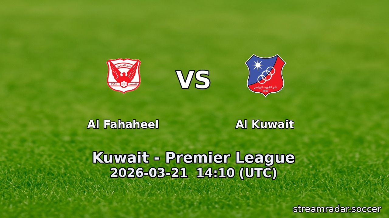 Al Fahaheel vs Al Kuwait