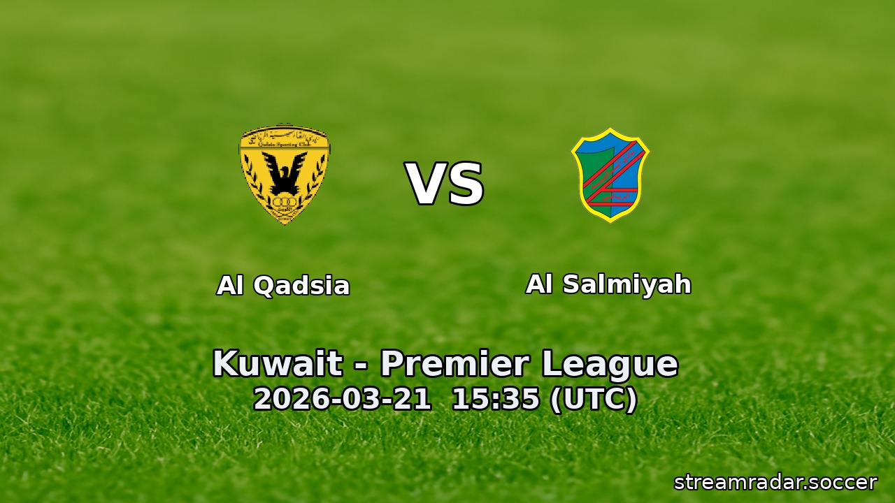 Al Qadsia vs Al Salmiyah