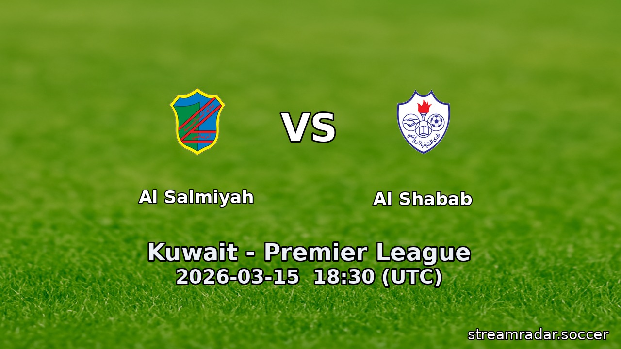 Al Salmiyah vs Al Shabab