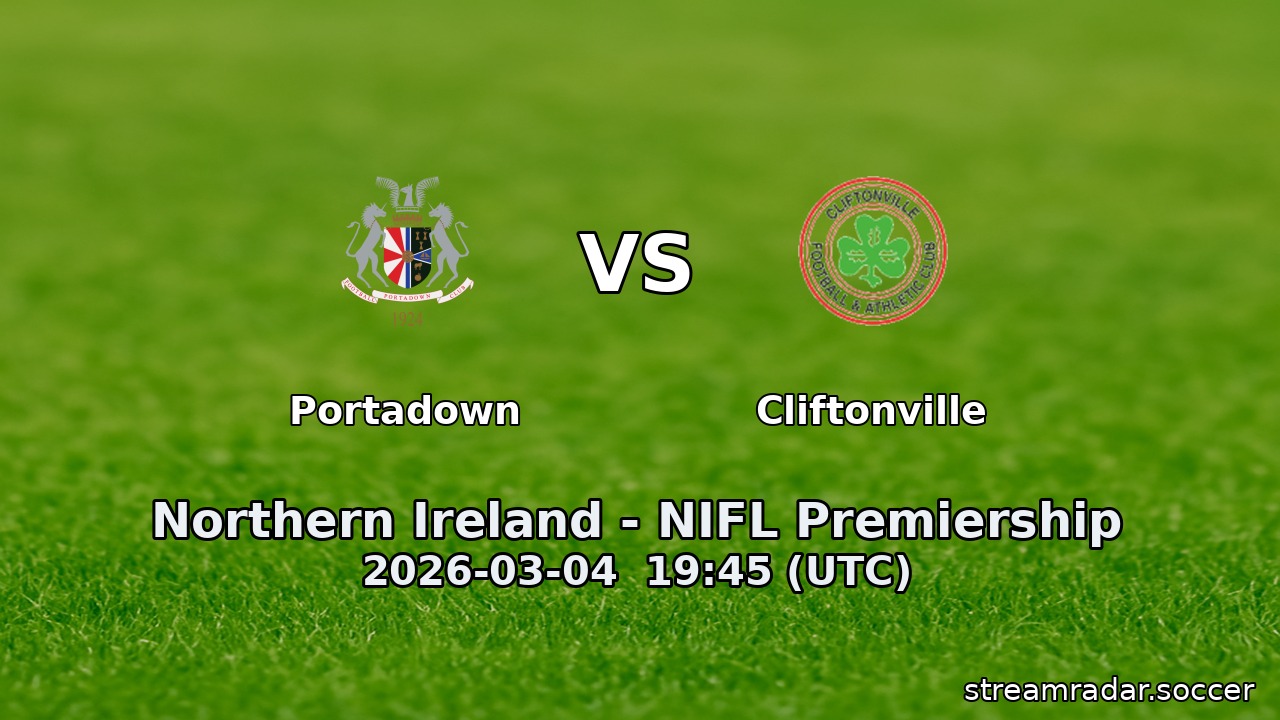Portadown vs Cliftonville