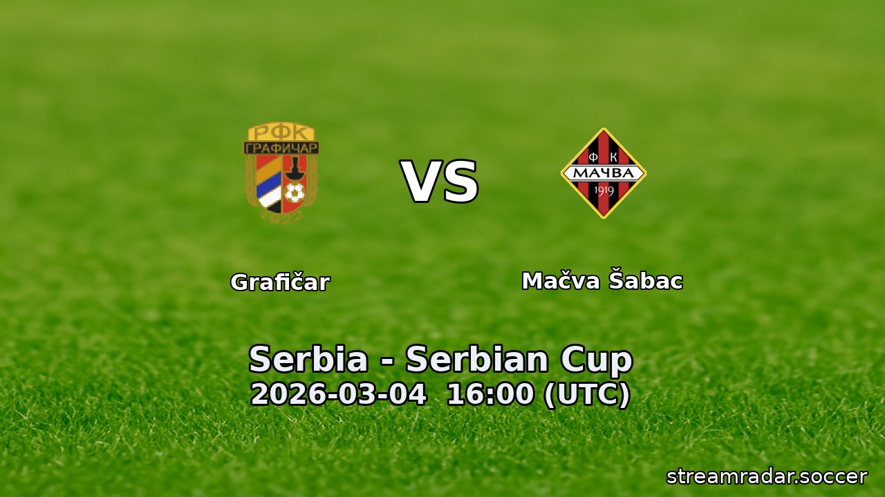 Grafičar vs Mačva Šabac