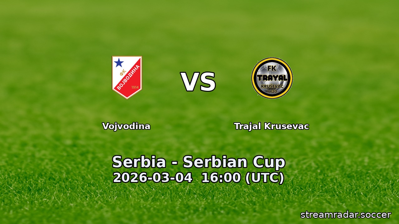 Vojvodina vs Trajal Krusevac