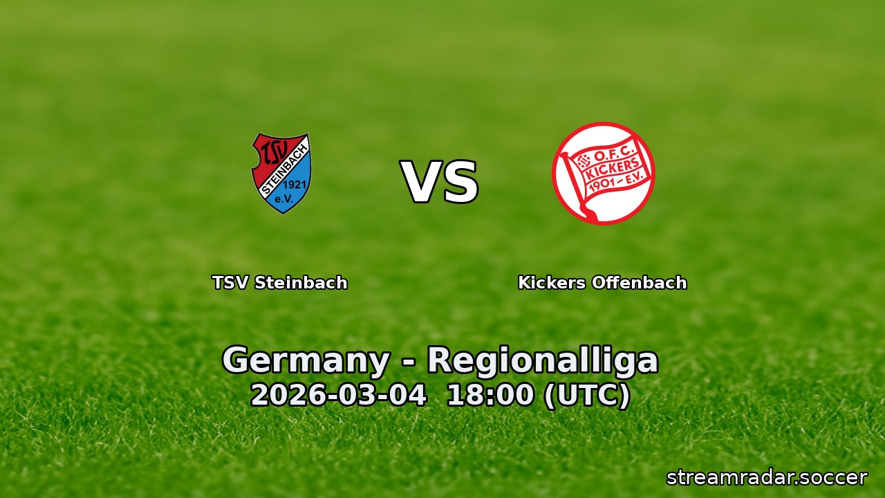 TSV Steinbach vs Kickers Offenbach