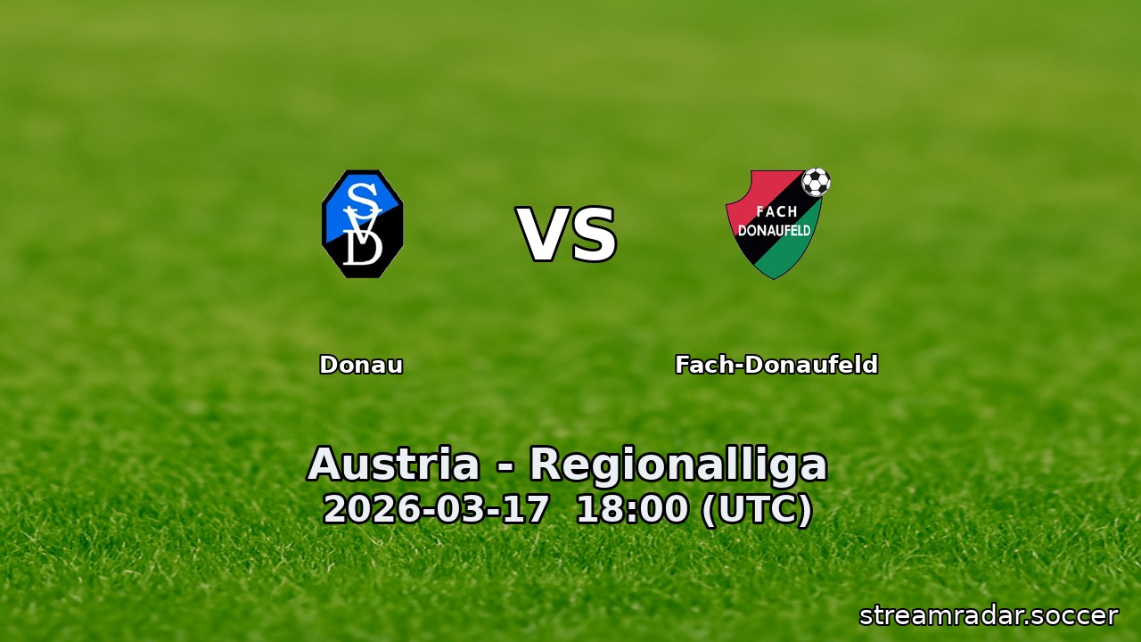 Donau vs Fach-Donaufeld