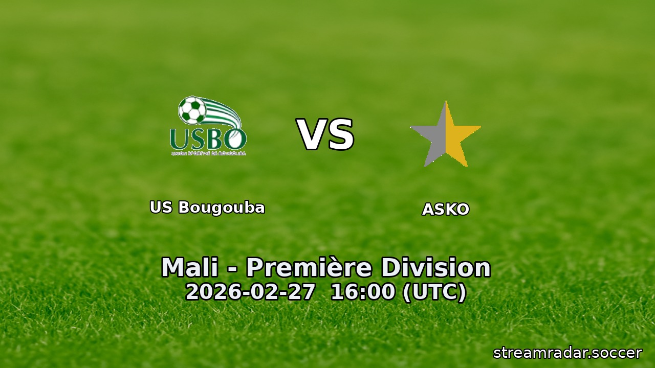US Bougouba vs ASKO