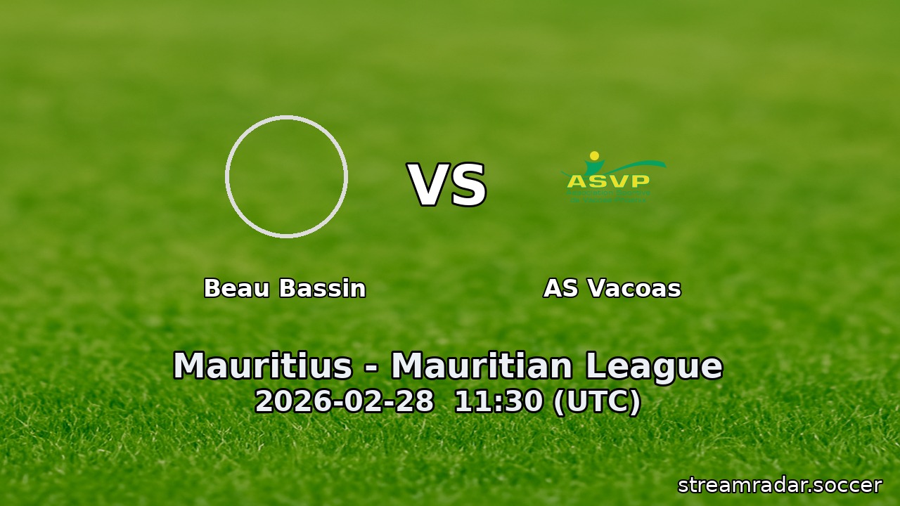 Beau Bassin vs AS Vacoas
