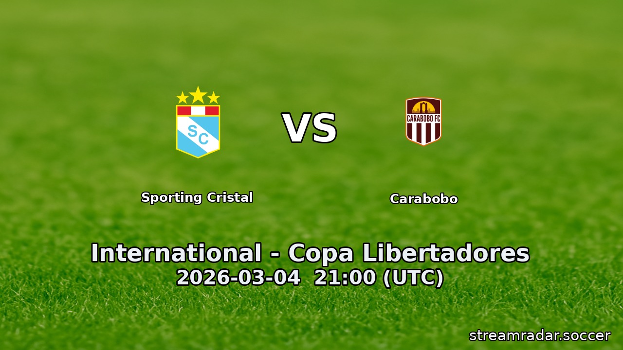 Sporting Cristal vs Carabobo