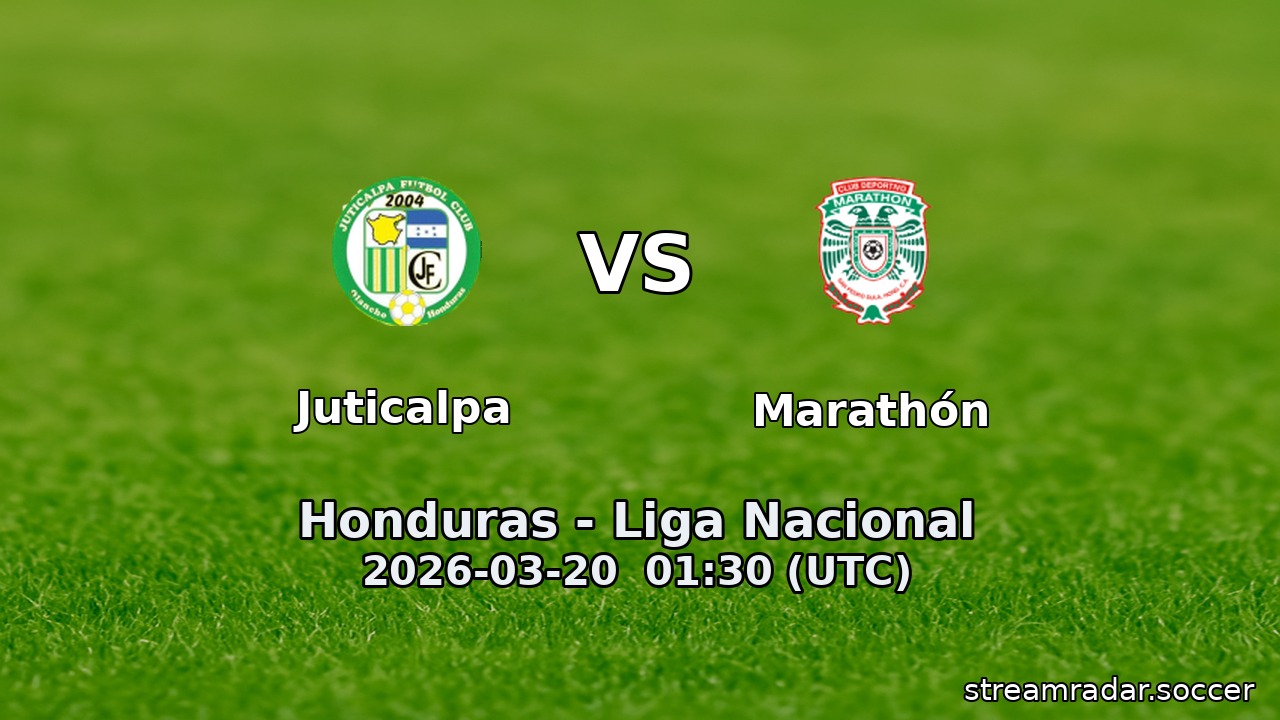Juticalpa vs Marathón