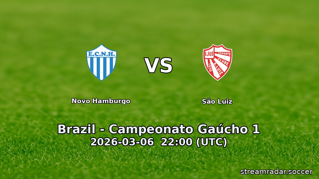 Novo Hamburgo vs São Luiz