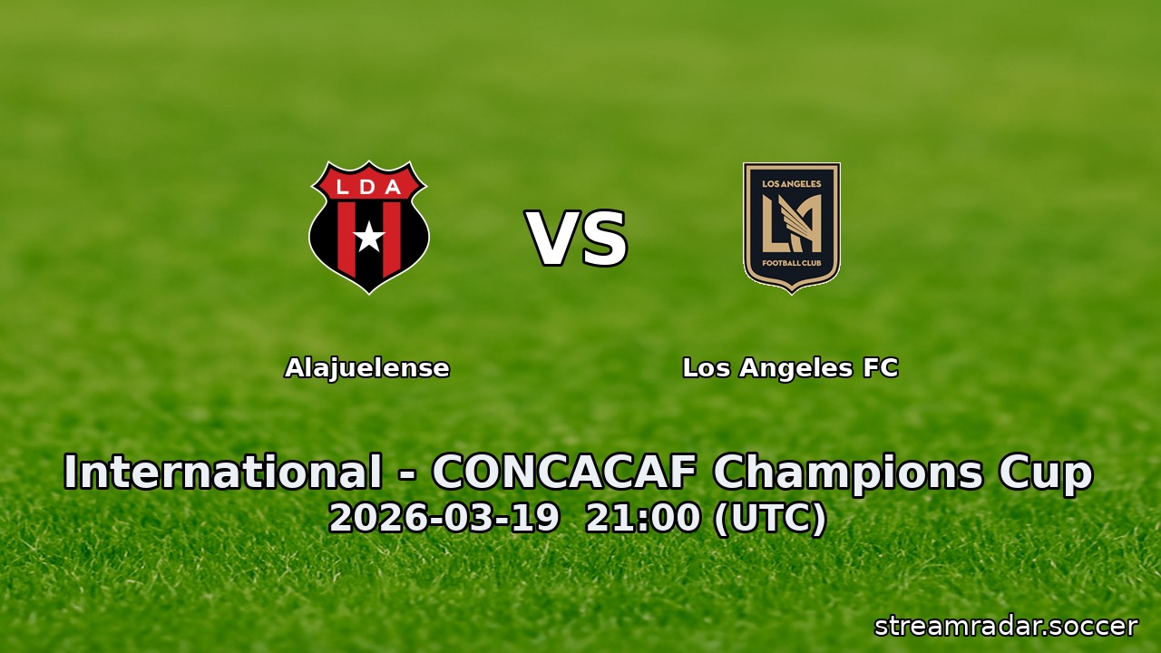 Alajuelense vs Los Angeles FC