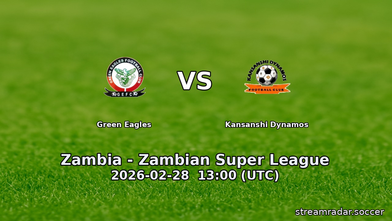 Green Eagles vs Kansanshi Dynamos