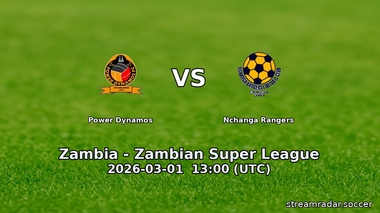 Power Dynamos vs Nchanga Rangers
