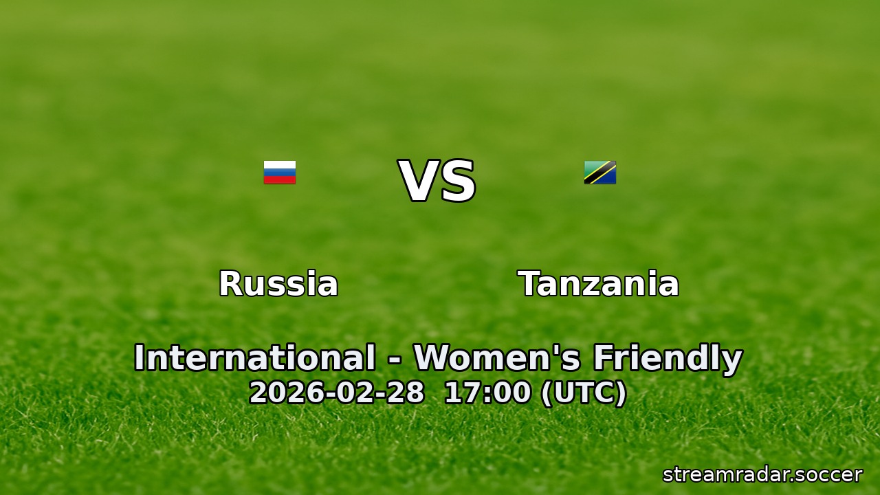Russia vs Tanzania
