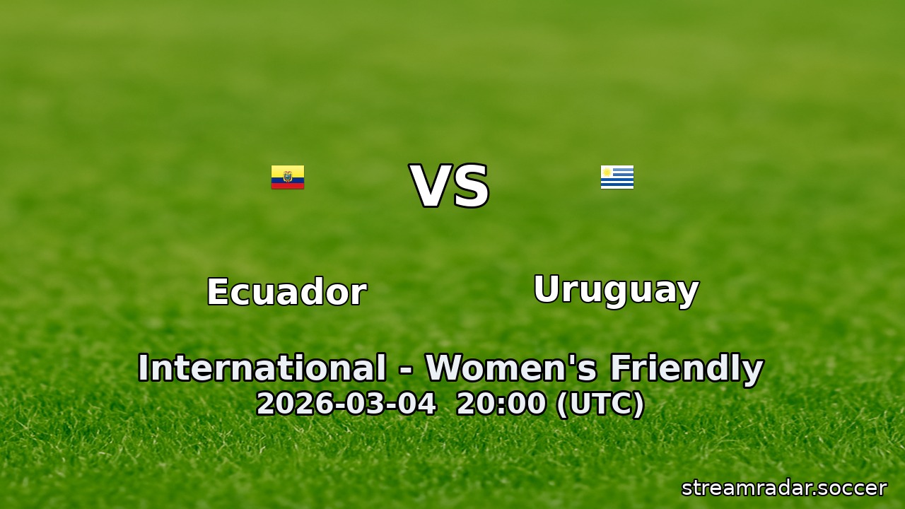 Ecuador vs Uruguay