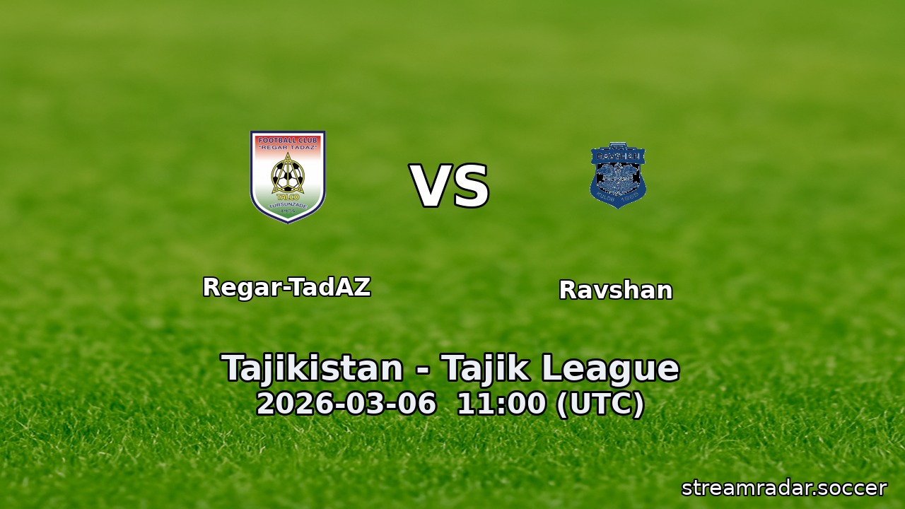 Regar-TadAZ vs Ravshan