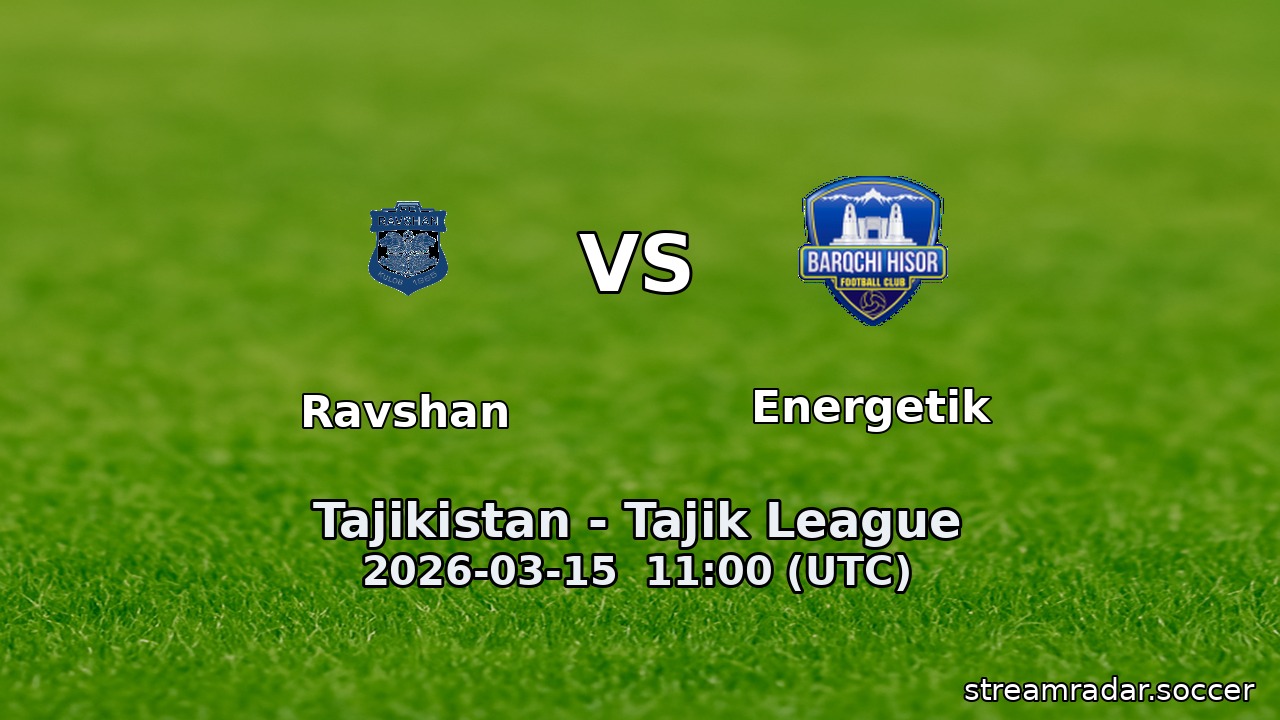 Ravshan vs Energetik