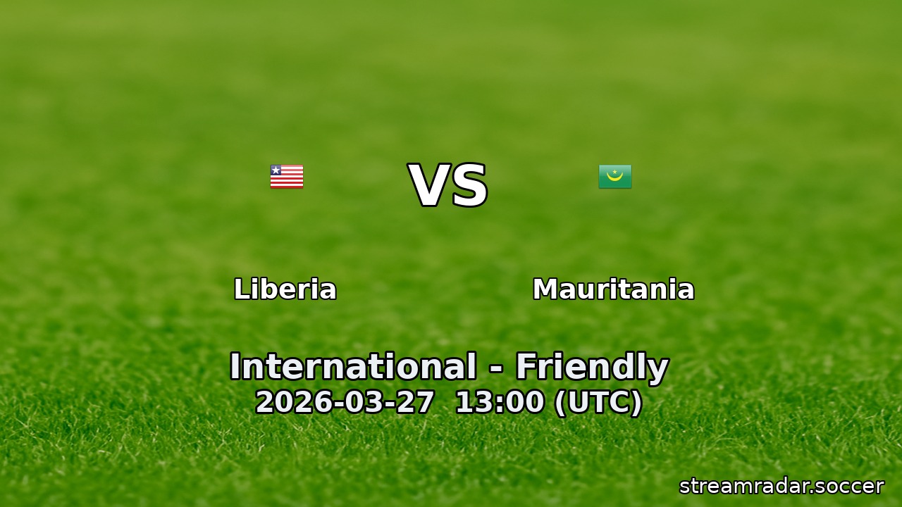 Liberia vs Mauritania