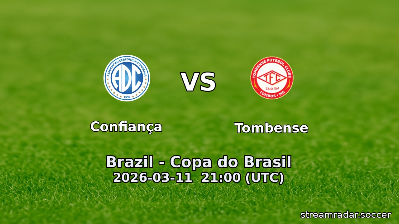 Confiança vs Tombense
