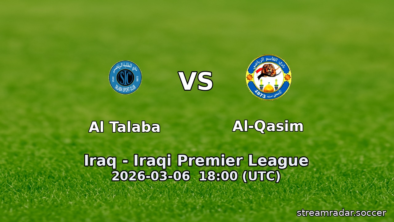 Al Talaba vs Al-Qasim