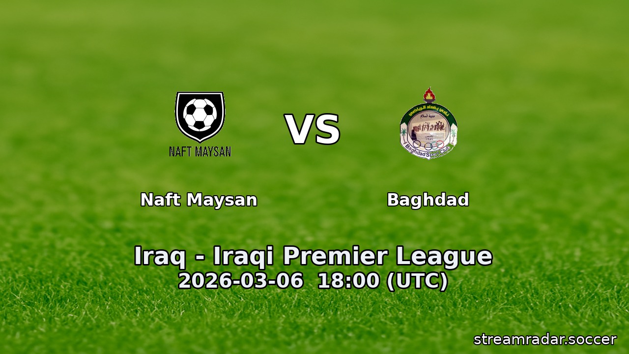 Naft Maysan vs Baghdad