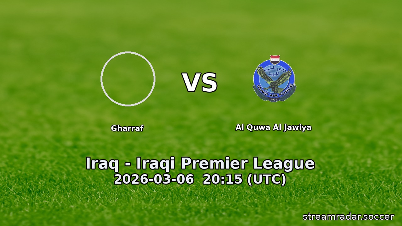 Gharraf vs Al Quwa Al Jawiya