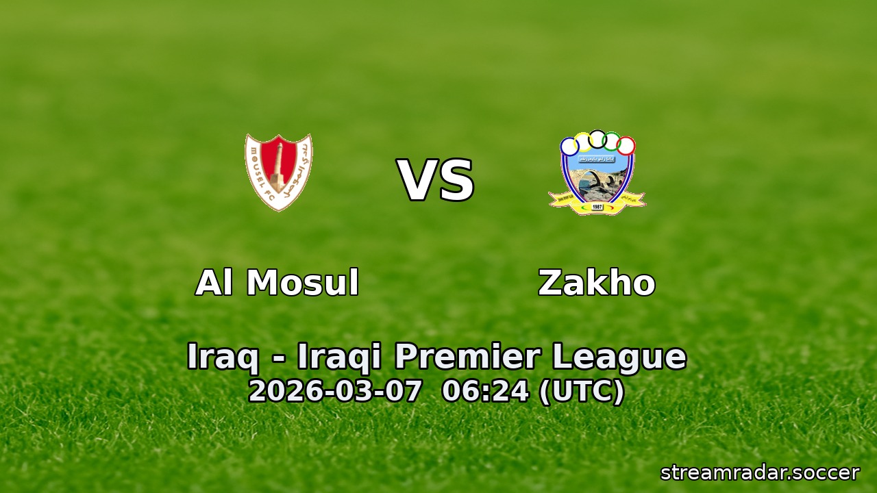 Al Mosul vs Zakho