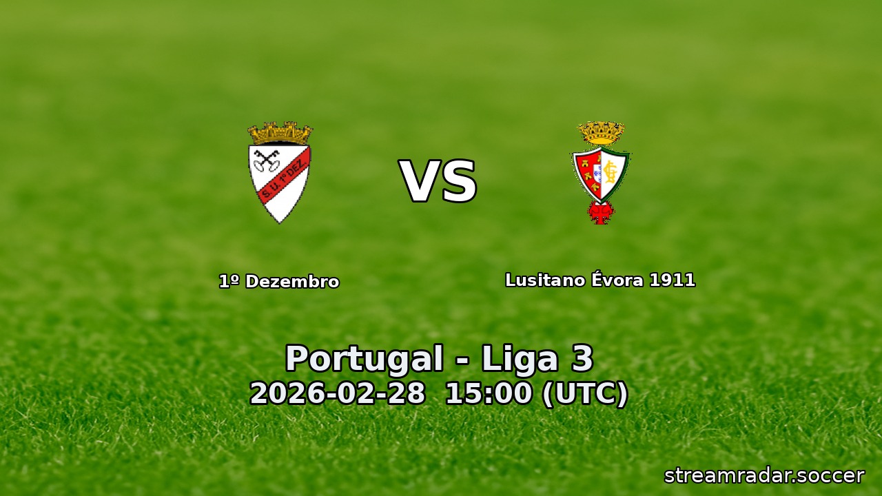 1º Dezembro vs Lusitano Évora 1911