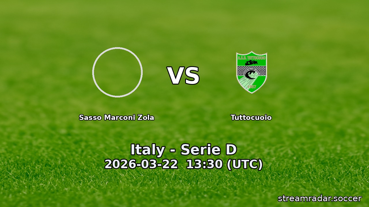 Sasso Marconi Zola vs Tuttocuoio