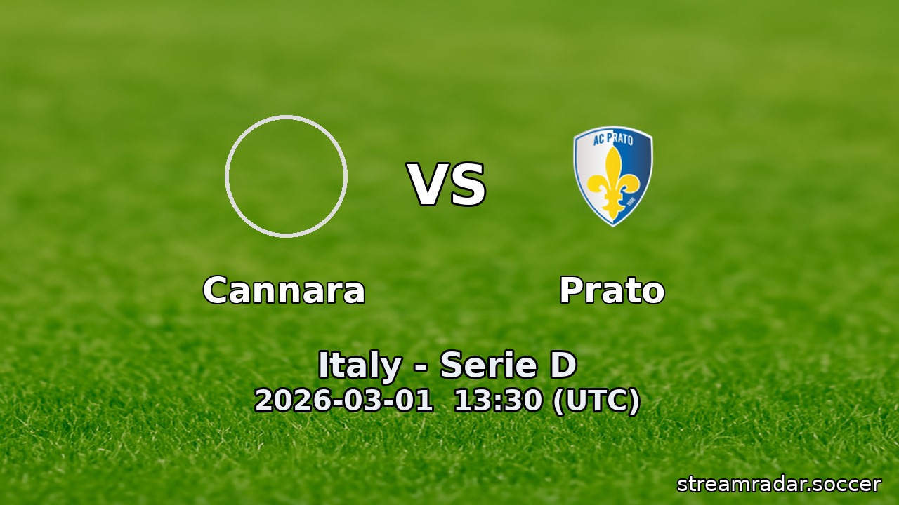 Cannara vs Prato