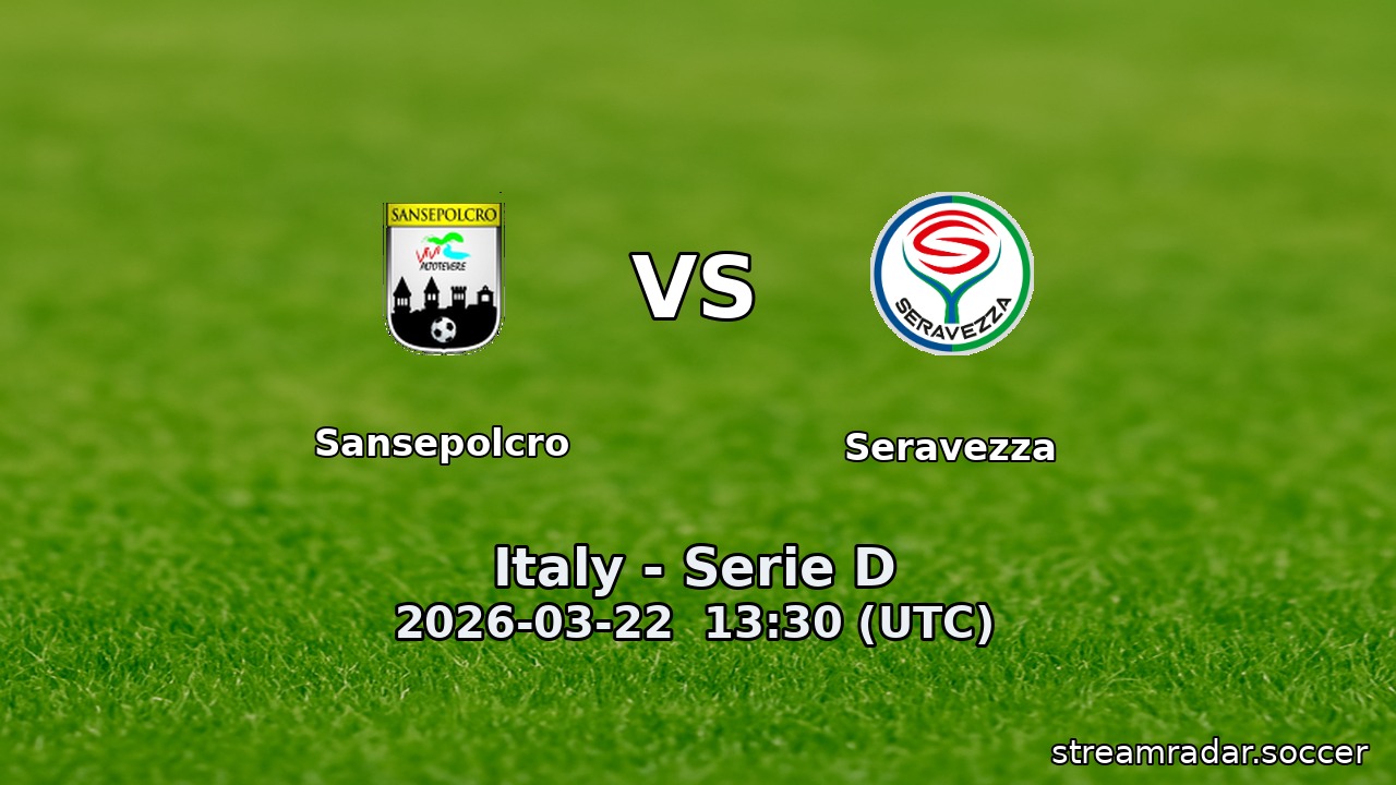 Sansepolcro vs Seravezza