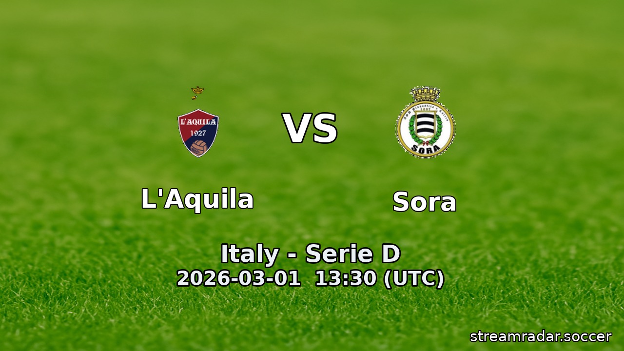 L'Aquila vs Sora