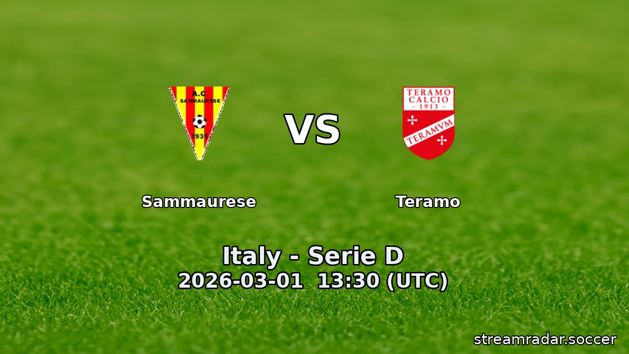 Sammaurese vs Teramo
