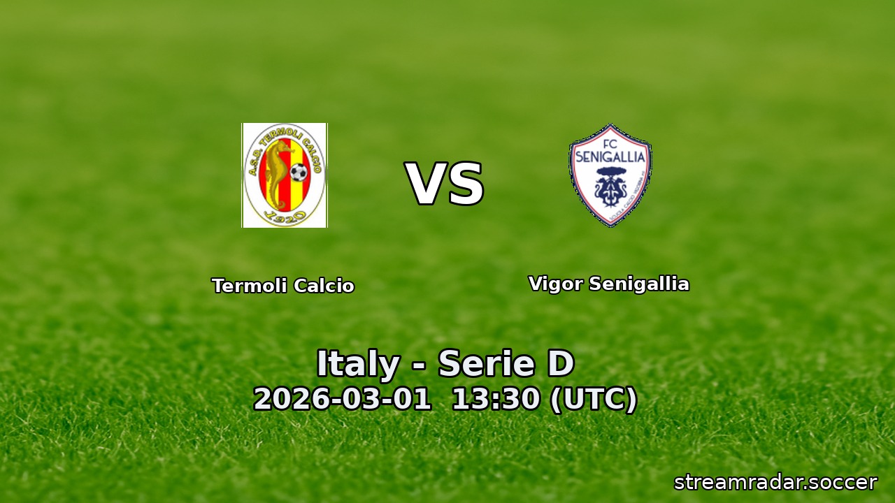 Termoli Calcio vs Vigor Senigallia